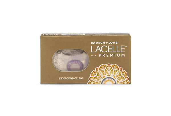 Bausch + Lomb Lacelle Premium Violet monthly colour contact lenses