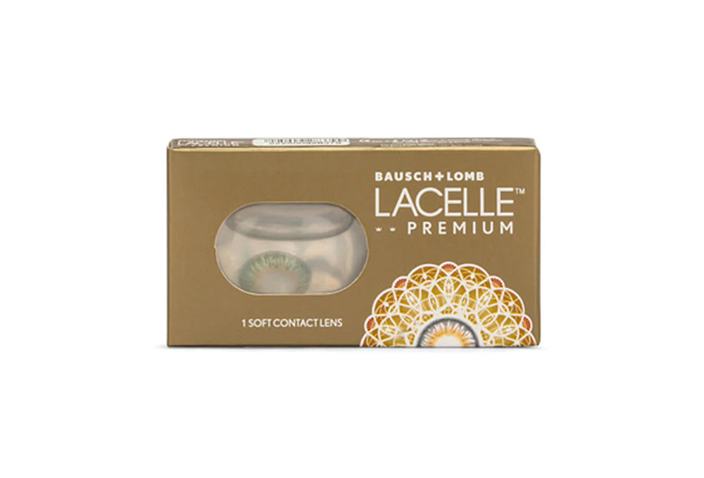 Bausch + Lomb Lacelle Premium Green monthly colour contact lenses