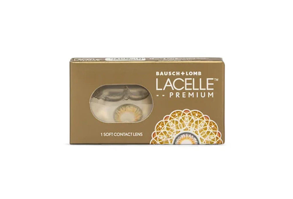Bausch + Lomb Lacelle Premium Hazel monthly colour contact lenses
