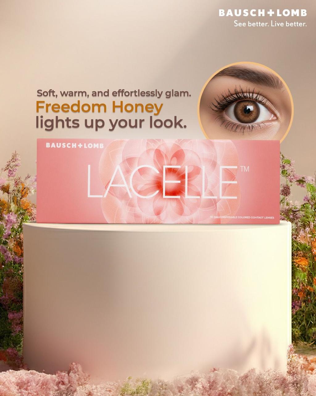 Bausch & Lomb Lacelle Daily Disposable - Freedom Honey